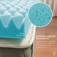 thumbnail image 2 of Colchoneta de Memory Foam Dreamlab con Gel 5cm Azul Queen, 2 of 10