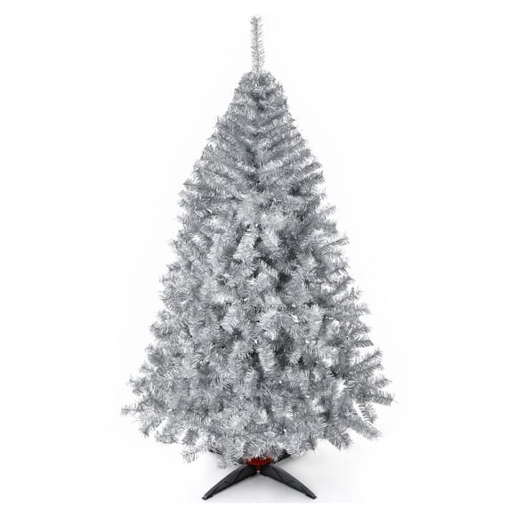 Árbol de Navidad Naviplastic Monarca de Lujo color Plata Matizado de 190 cm