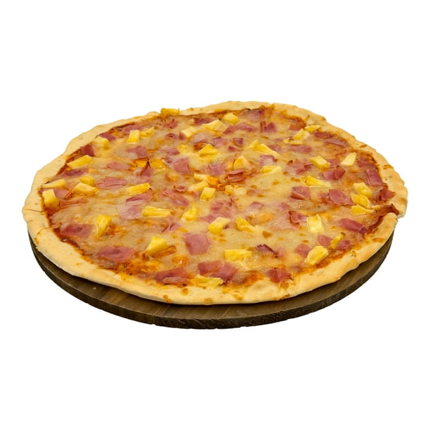 Pizza Hawaiana Entera con Piña y Jamón, 1 Pieza