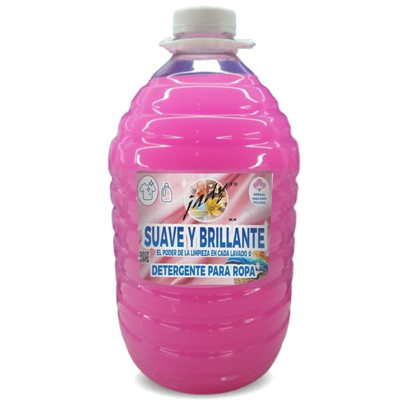 Detergente Líquido Para Ropa Suave Y Brillante Jady Química 5 Litros