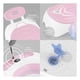 thumbnail image 5 of Bañera para Bebé con Termómetro Esquimal, Tina de Baño Plegable con Asiento Antideslizante Rosa, 5 of 7