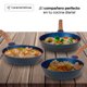 thumbnail image 5 of Juego De 3 Sartenes Zafiro Con Recubrimiento de Inoble Antiadherente 22,24 y 28cm – Color Azul - Kitchen Art - Queen Sense, 5 of 6