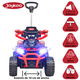 thumbnail image 3 of Montable Electrico para Niños Híbrido 4x4 con Bastón Dirigible y Pedal Acelerador Barras de Seguridad Luces Batería 6v - Rojo, 3 of 8