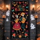 thumbnail image 1 of Cubierta de puerta de poliéster, decoración navideña de 35 x 71 pulgadas, para Halloween y Día de Muertos. Decoración de Halloween y Día de Muertos. Decoración para fiestas, Halloween, otoño, hogar, a, 1 of 6