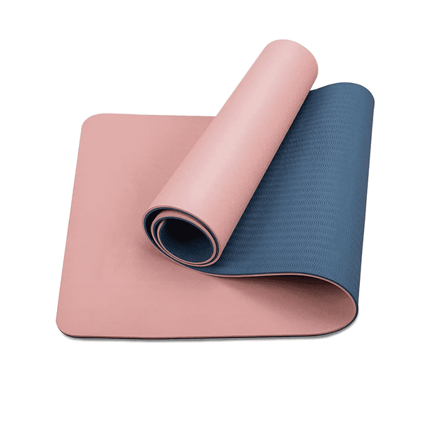 Tapete Para Yoga Ejercicio Entrenamiento 8mm Grosor 183x61cmLab.G Color Rosa Y Azul