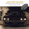 thumbnail image 4 of CaiYueKe Solar Powered Car Dummy Alarm Light LED Blinking Red Blue Light for Vehicle Security Anti Theft Deterrent with Light Sensor USB Rechargeable Easy Install Solar Light for Car Truck Van, 4 of 6