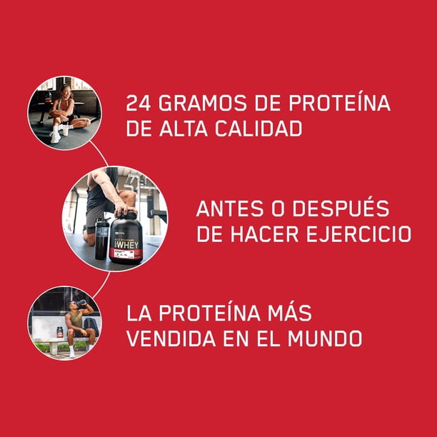 Imagen 3 de Proteína en polvo ON Gold Standard 100% Whey Sabor Vainilla 2LB Optimum