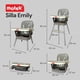 thumbnail image 5 of Silla Periquera Plegable Bebé Motek Emily 3 En 1 Portátil Gris, 5 of 5