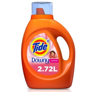 TIDE Detergente Líquido April Fresh, Limpieza con un Toque del Suavizante Downy, 2.72L o 59 Lavadas