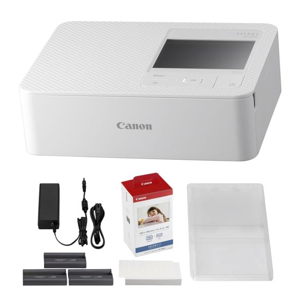 Impresora fotográfica Canon SELPHY CP1500 Wi‑Fi portátil blanca