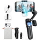 thumbnail image 1 of hohem iSteady V3 Gimbal Stabilizer for iPhone, 3-Axis Phone Gimbal, Magnetic AI Tracker, Built-in Extendable Rod & Tripod, Detachable Remote Control, Gimbal Stabilizer for Travel, Vlog, TikTok, Black, 1 of 5