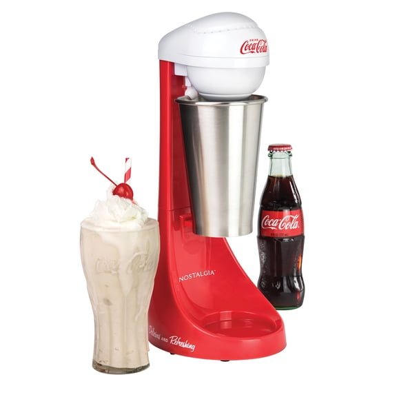 Nostalgia Coca-cola Two-speed Milkshake Maker Mlks100coke Nostalgia MLKS100COKE