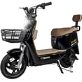 thumbnail image 1 of Bicicleta Electrica Luz Led Scooter 50 Km/h 500 W 3 Velocidades Café Bizmo, 1 of 8