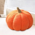 thumbnail image 1 of Almohadas de Calabaza de Halloween Macarena Cojín 3D Juguetes de Peluche Decoración Naranja, 1 of 8