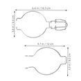 thumbnail image 2 of SEWCHICS 6Ud Accesorios De Para Frascos De Vidrio Con Acero Resistente Para Conservas, 2 of 8