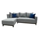 thumbnail image 5 of Sala Esquinera Paris Gris, Salvanto, Base De Madera De Pino Color Nogal, 230X150 cm, 5 of 12