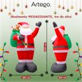 thumbnail image 4 of Inflable de Navidad Navideño SANTA CLAUS Artego MEGA gigante con led 4m, 4 of 8