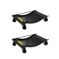 thumbnail image 2 of QinaQin Set de 2 patines para auto, capacidad máxima de 5000 lb, con ruedas giratorias de acero y superficie antiderrapante para mover vehículos, 2 of 8