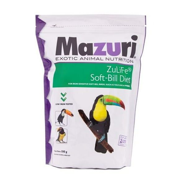 Mazuri Alimento Para Tucan Aves De Pico Suave 550gr Mazuri 5MI2B