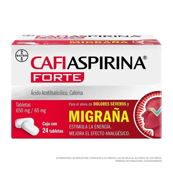 Cafiaspirina Forte 24 Tabletas