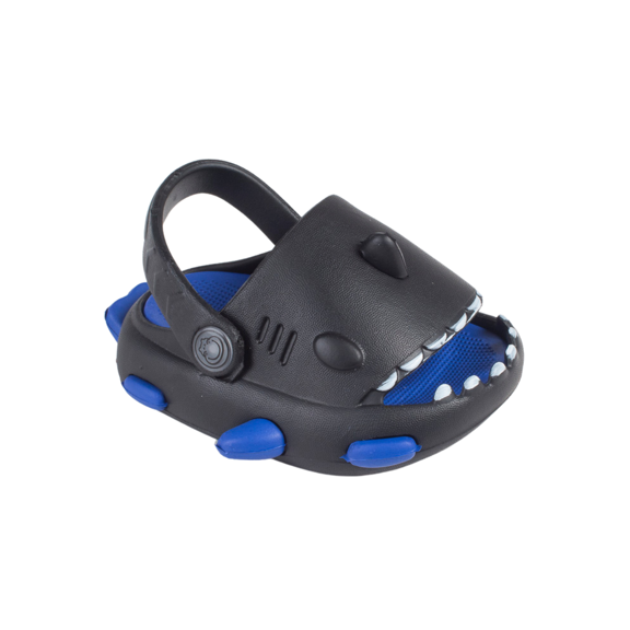 Zuecos Infantiles con Diseño de Tiburón