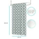 thumbnail image 3 of Cortina de Baño Petty Luxory Circulos Gris 140x180 cm, 3 of 4