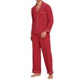 thumbnail image 4 of Conjunto de pijamas familiares de Navidad a juego con botones y mangas largas con pantalones S rojos ["Niños y Niñas"], 4 of 5