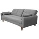 thumbnail image 4 of Sofá Cama Reclinable El Bazar Store Cancún Lino Gris Plata Brazos Separados Respaldo Abatible, 4 of 7