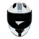 Casco Smk Bionic Youth Blanco Splash Gl154 Mica Humo Cerrado azul M ...