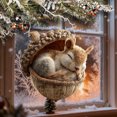 thumbnail image 3 of Adornos navideños Chopper de 8 cm con diseño de animales del bosque, para árbol de Navidad, regalo navideño, decoración colgante, decoración de jardín, decoración navideña y de Halloween., 3 of 6