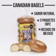 thumbnail image 3 of 3 Pack Canadian Bagels Natural 6pz 800gr (3paq con 6pz c/u), 3 of 6