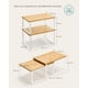thumbnail image 5 of SONGMICS Organizadores de Cocina, Juego de 4 Estantes de Cocina, Apilables, Expandibles, Metal y Madera de Ingeniería, Negro y Natural, 5 of 6