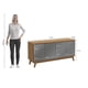 thumbnail image 4 of Aparador Bufetero Canela/Gris 4 Puertas 156 cm Kappesberg, 4 of 10