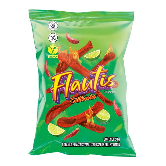 Totopo Flautis Chilemón 50 g