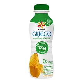Yoghurt bebible Yoplait Griego mango sin azúcar bajo en grasas 220 g