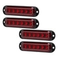 thumbnail image 2 of Luces Laterales ANGGREK 6 LED Estroboscópica IP65 Alto Brillo 3000K para Camiones, 2 of 8