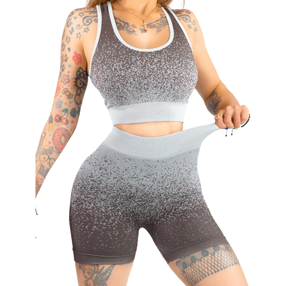 Conjunto Deportivo Unitalla Casual Mujer Short y Blusa Stretch, Comodidad y Estilo