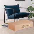 thumbnail image 1 of Silla de Metal Zinus Aidan con Cojines de Memory Foam Color Azul Marino, 1 of 7