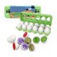 thumbnail image 1 of Juego Educativo Para Niños, Juguete Didáctico Huevos Colores verde, 1 of 5