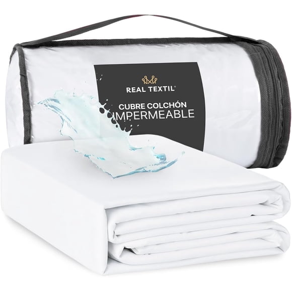 Protector Cubre Colchón 100% Impermeable | Tela Suave e Hipoalegénica con Ajuste Elástico de hasta 45 cms. (King Size)