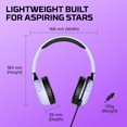 thumbnail image 3 of Auriculares HyperX Cloud Mini Kids Lavender con cable, 3 of 8