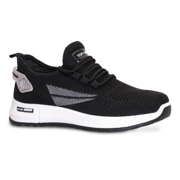 Tenis Deportivo Ligeros TOP ONE para Mujer Comodo Textil negro 24