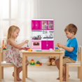 thumbnail image 1 of Minicocina rosa para niños pequeños | Juguete de cocina realista con accesorios | Juego educativo de interior para niños y niñas, 1 of 6