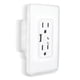 thumbnail image 1 of Contacto Doble TechZone Wi-Fi y Cargador USB Smart Home, 1 of 10