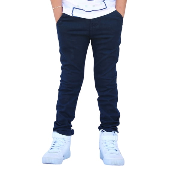 Pantalón de Gabardina Stretch para Niño Color Azul Marino