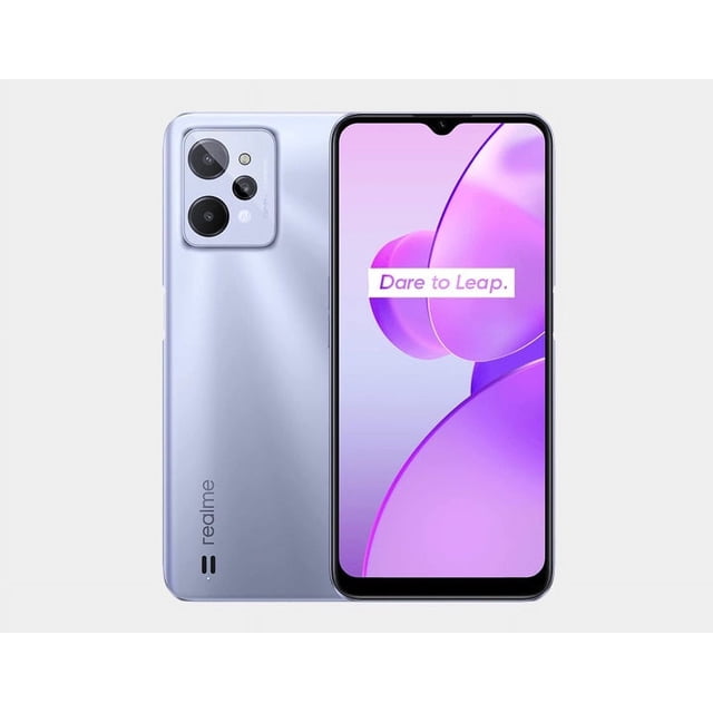 Smartphone realme C31 4G Dual-Sim 64GB ROM 4GB RAM GSM desbloqueado - Plateado claro