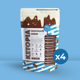 thumbnail image 2 of 4 Pack Crème Filled Chocolate Wafers 110g c/u, 2 of 5