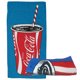 thumbnail image 1 of TOALLA COCA COLA AZUL VASO, 1 of 7