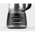 thumbnail image 5 of Procesador de alimentos Nutribullet 450 vatios con capacidad de 7 tazas y accesorios de acero inoxidable, trituración, picar y masa, color negro, 5 of 5