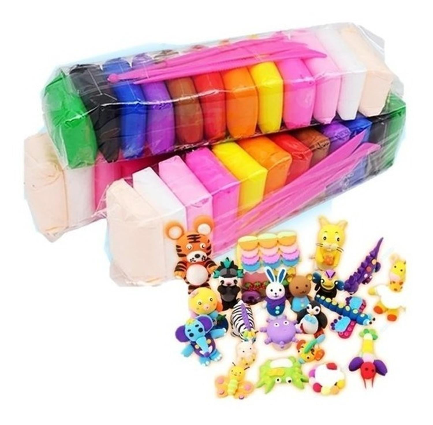 Foamy Moldeable Para Manualidades 24 Pz Plastilina Antiestre | Walmart en línea